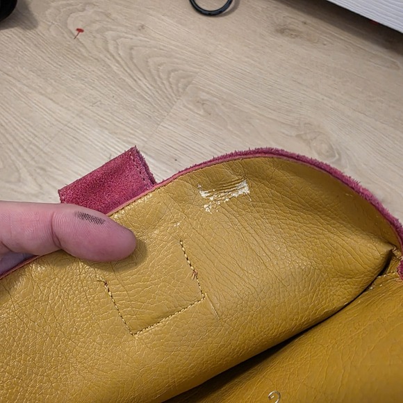 Gianni Bini Pink Suede Festival Going Out Cowgirl Mid Calf Boots Sizs 9.5M - Picture 11 of 12